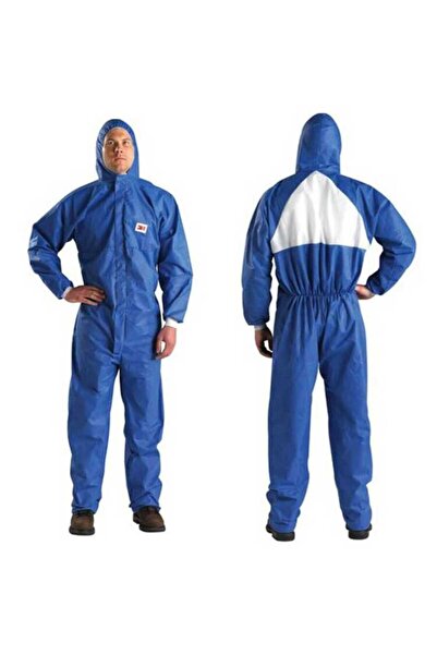 3M 4532 Tulum Mavi Beyaz Sırt Üçgenli Koruyucu Tulum T5/6 (m)