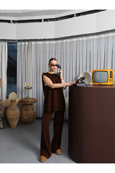 thelowely Set vestă, pantaloni și tricotaje