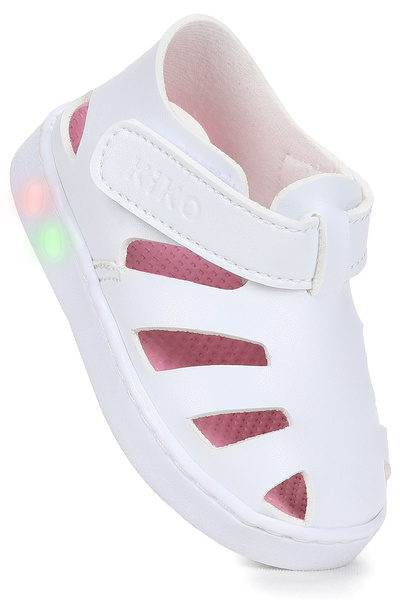 Kiko Kids Limba Lighted Velcro Baby Girl Sandals