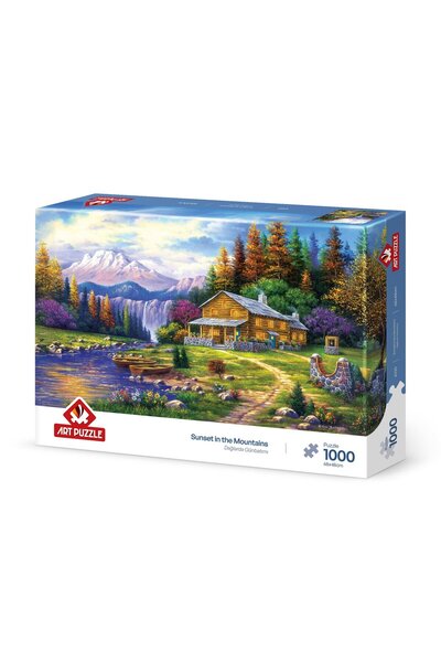 Art Puzzle Dağlarda Günbatımı 1000 Parça Puzzle