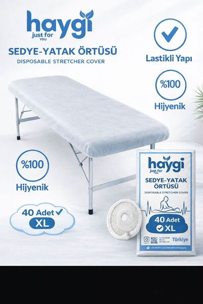 Genel Markalar Tek Kullanımlık Çift Lastikli Kalın Beyaz Renkli Masaj Yatağı ...