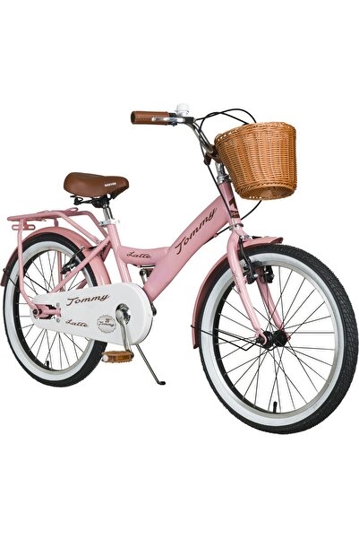 TommyBike Latte Hasır Sepetli, Deri Elcikli 20 Jant Çocuk Bisikleti, 6-9 Yaş ...