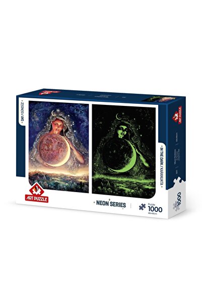 Art Puzzle Ay Tanrıçası 1000 Parça Neon Puzzle