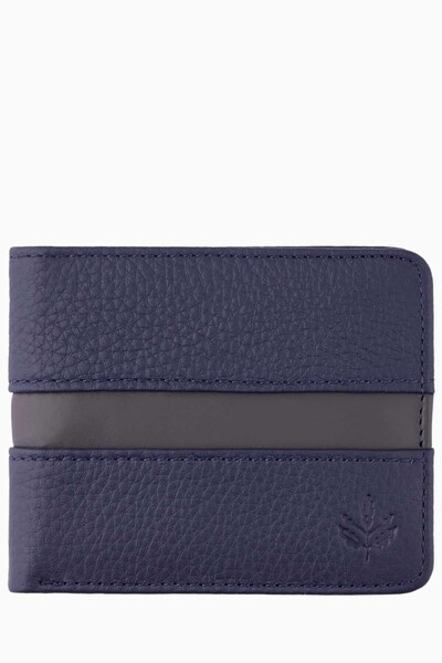 Fenerbahçe Hakiki Deri Garnili Cüzdan (HA059TDS17-293) - Lacivert