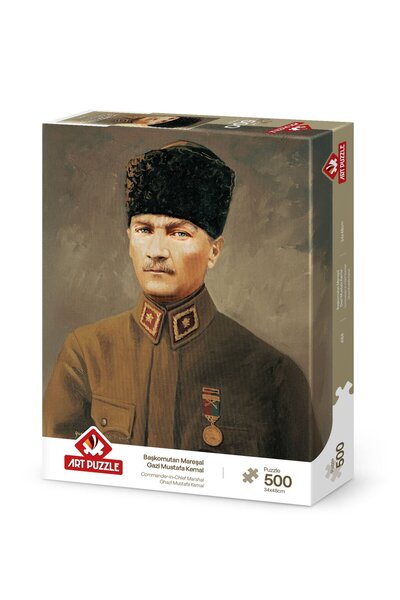 Art Puzzle Başkomutan Mareşal Gazi Mustafa Kemal Atatürk 500 Parça Puzzle