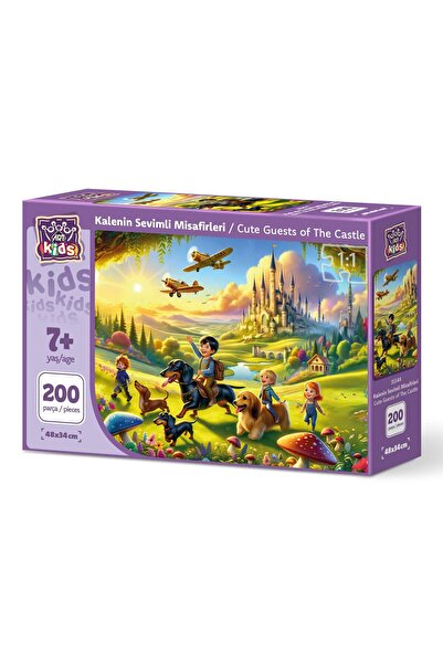 Art Puzzle Art Çocuk Kalenin Sevimli Misafirleri 200 Parça Puzzle