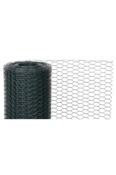 Strend Pro Gard din plasă de sârmă PVC - Verde - 1m x 25m
