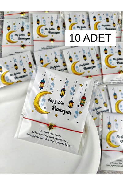 Toka Sepetim Ramazan Bilekliği Ramazan Hediyesi 10 Adet