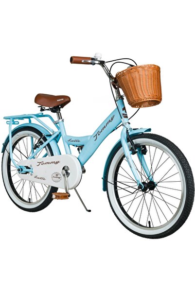 TommyBike Latte Hasır Sepetli, Deri Elcikli 20 Jant Çocuk Bisikleti, 6-9 Yaş ...