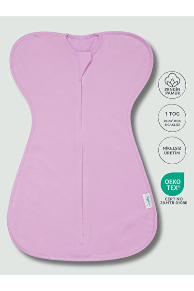 Zuppers Butterfly Swaddle Sleeping Bag - 1 Tog - Roza