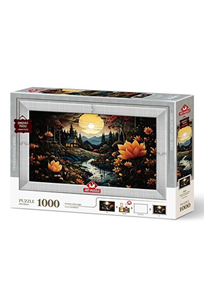 Art Puzzle Night Beauty 1000 Piece Framed Puzzle