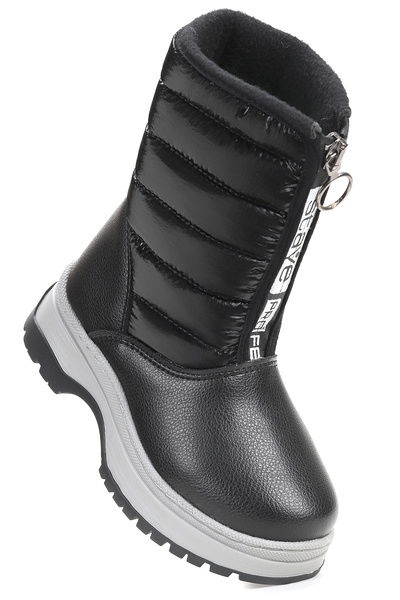 KARAMAZI Ronel Cilt Fermuarlı Kız Çocuk Kar Botu