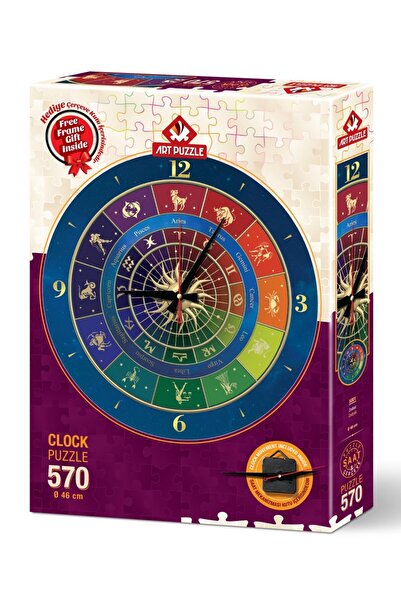 Art Puzzle Zodyak 570 Parça Saat Puzzle