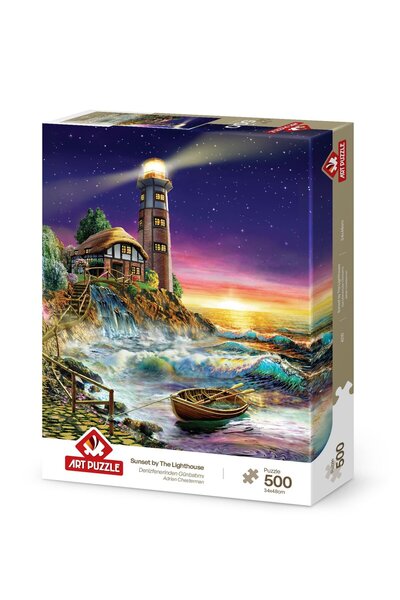 Art Puzzle Deniz Fenerinden Günbatımı 500 Parça Puzzle
