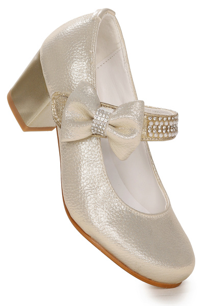 KARAMAZI 752 Pantofi de balerină cu toc de 4 cm pentru fete de zi cu zi