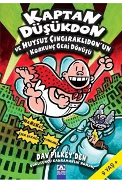 Altın Kitaplar Kaptan Düşükdon ve Huysuz Çıngıraklıdonun Korkunç Geri Dönüşü ...