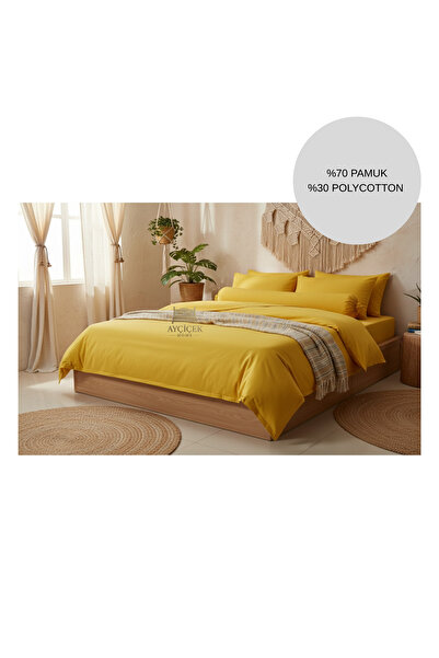 ayçiçek home Bedding Set & Double Size 200*220 Non-Elastic Bed Sheet Pinteres...