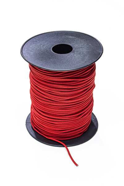 Dokumarkt 2 mm Yuvarlak Lastik İp - Lastik Kordon - Aksesuar Lastiği - 10 Metre
