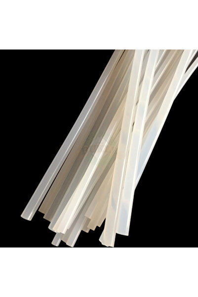 Bukle İplik Kalın Çubuk Silikon - Tabanca Mumu 10 Adet