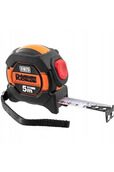 richmann Ruletă magnetică cu oprire automată 5 m x 19 mm, inscripționată dubl...