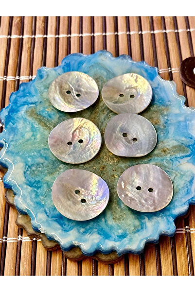 ODDA TASARIM ATÖLYESİ طقم أزرار أصلي مقاس 48 مكون من 6 قطع غير قابلة للكسر بج...