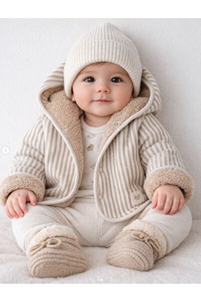 andywawa Ac26166 Tinny S Sheeps Beige Coat