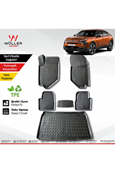 wöller Citroen C4 Paspas Bagaj Havuzu Set 2021 2026 Arası Uyumlu 3d Ultraflex...