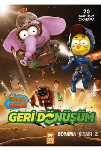 Eksik Parça Yayınları Kral Şakir Geri Dönüşüm Boyama Kitabı 2