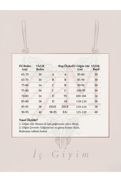 Anıl BALENSİZ DANTELLİ KRUVAZE TOPARLAYICI SÜTYEN ANIL3769