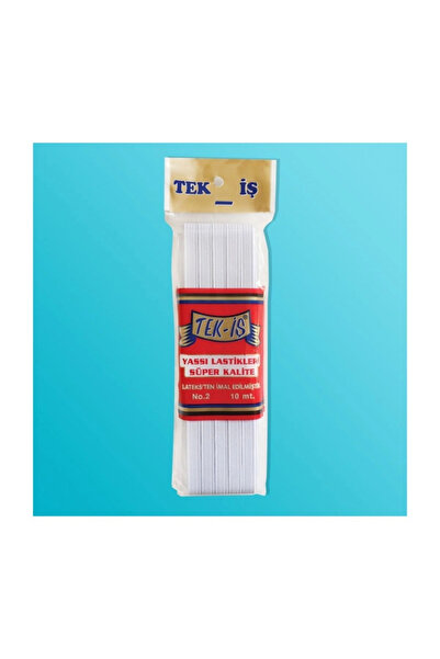 Tek-İş 10 متر مطاط مسطح أبيض