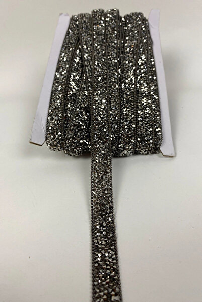 BİGÜMEX Ütüyle Yapışan Taşlı Zincirli Şerit Aplik