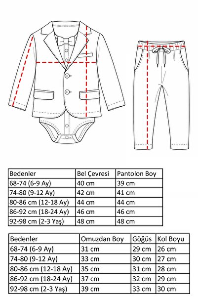Pollito Baby Boy 4-Piece Set with Bodysuit and Jacket