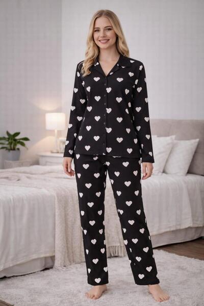 Pemilo Women's 0224 Long Sleeve Suede Pajama Set