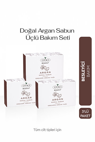 Otacı Botanics+ Doğal Argan Sabun Üçlü Paket
