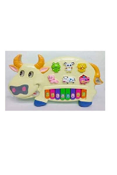 GOYAL KİDS Cow Musical Piano With 3 Modes Animal Sounds