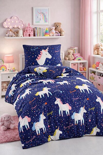 Eponj Home Junior Nevresim Seti Tek Kişilik MagicUnicorn Laci