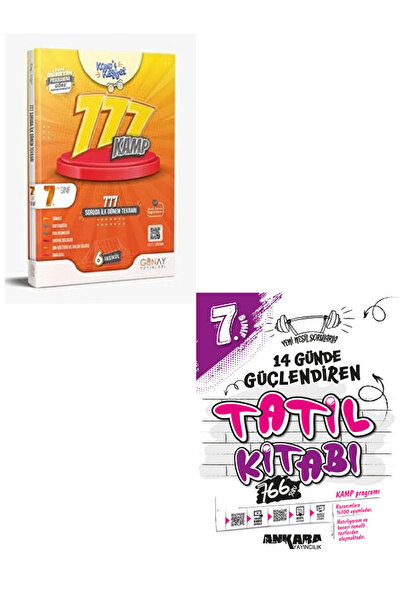 Efsane Yayınları 7.Sınıf Günay Yayınları İlk Dönem 777 Kamp Kitabı + 7.Sınıf ...