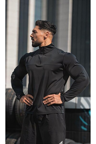 shop Unisex Scuba Yarım Fermuarlı Üst Sportswear