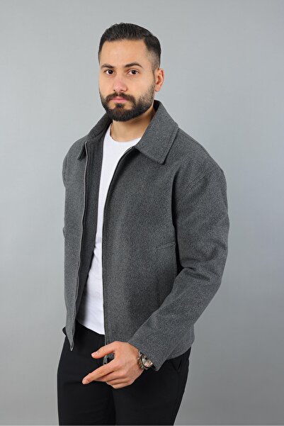 MİS MODA معطف شتوي قصير للرجال