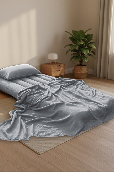 Asraar طقم نوم مريح مكون من 3 قطع | بطانية، مرتبة نوم، غطاء وسادة، للسفر والت...