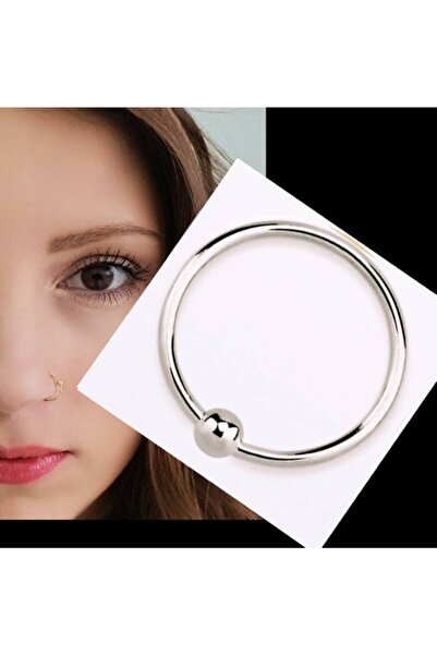 Begonia Accessories 925 Ayar Gümüş Tek Top Halka Hızma
