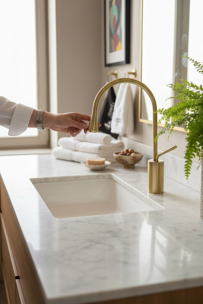 İSAOĞLU YAPI ماتي الذهب صنبور المطبخ العتيقة الذهب بالوعة الحنفية ماتي الذهب ...