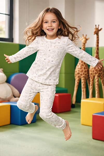 Çamaşır Bahçesi Set de pijamale pentru copii cu mâneci lungi