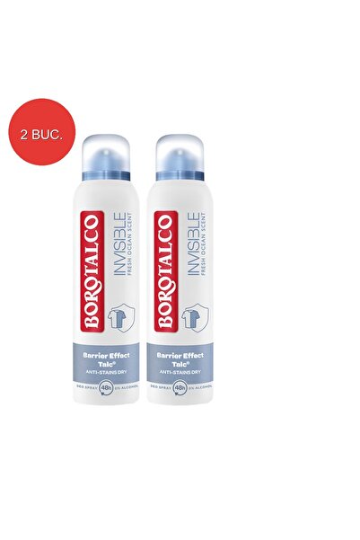 Borotalco ΣΕΤ 2 ΠΡΟΪΟΝΤΩΝ - ΑΠΟΔΟΤΙΚΟ ΑΝΤΙΙΔΡΩΤΙΚΟ 150ML INVISIBLE FRESCO