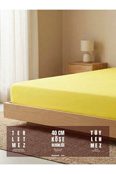 femmhome Fitted Sheet |   100% Cotton |   Akfil |   62 Wire Weaving |   Flat&...