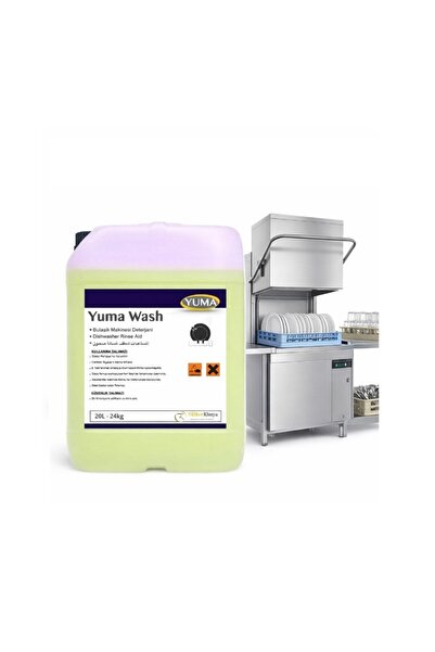 Yuma Endüstriyel Sanayi Tipi Bulaşık Makinesi Deterjanı Limonlu 20lt
