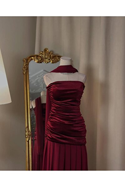 vanus fashion فستان سهرة طويل 5363 (لونين)