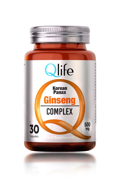 Qlife Korean Panax Ginseng Complex 500 mg 30 Kapsül