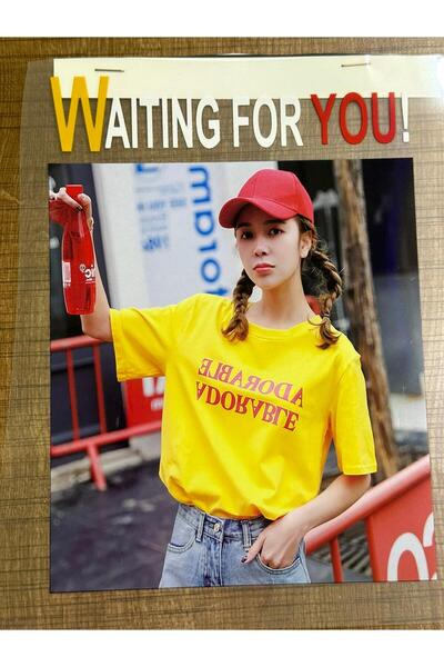Gönülden Tasarım 22x16 Cm Ütü İle Yapışan Sarı Tişörtlü Kız Transfer Baskı Arma