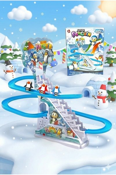 JOYFUL CHİLD Penguin Toy with Ladder